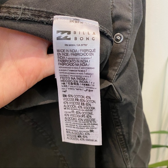 Billabong Romper in Distressed Black - Picture 9 of 9